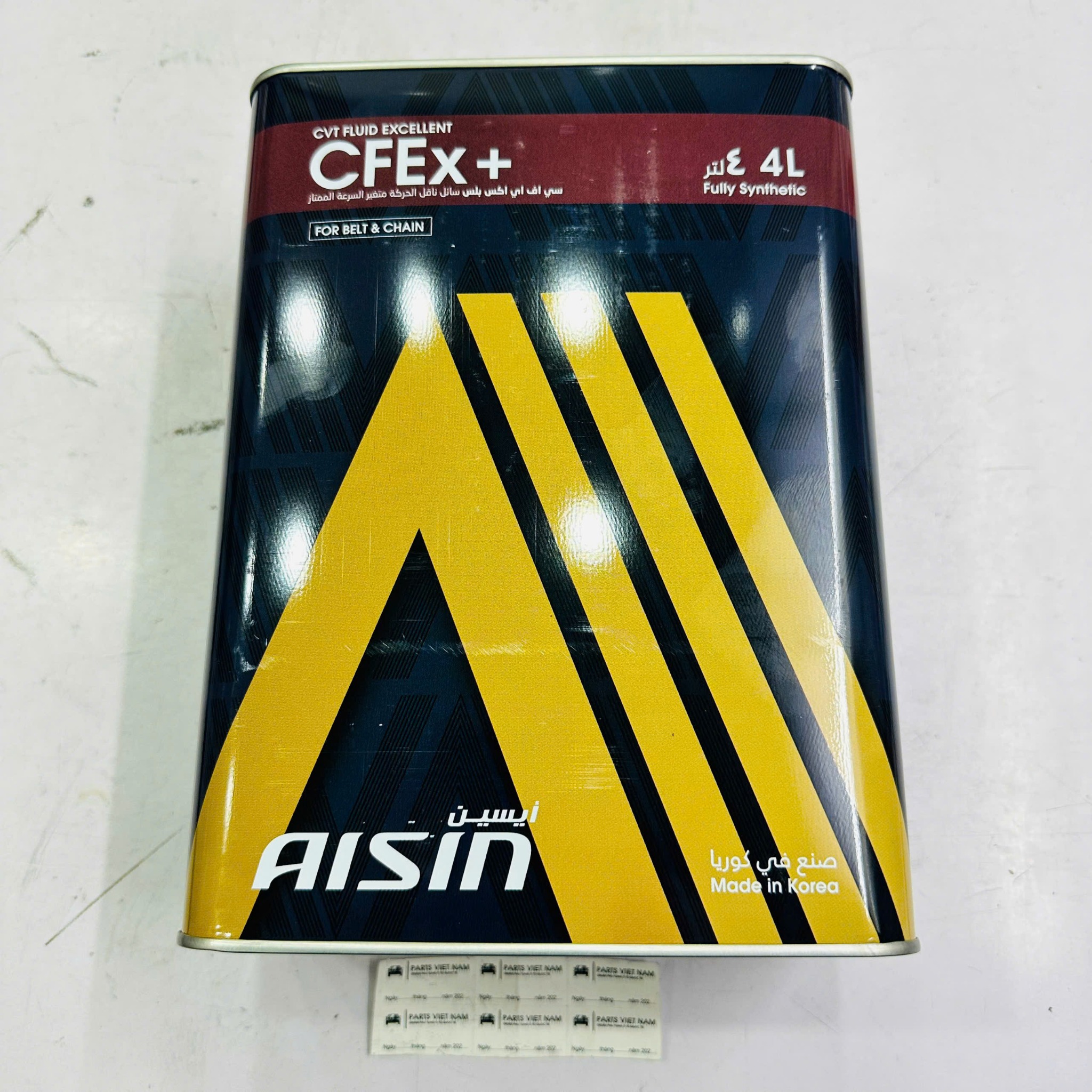 تصویر روغن گیربکس آیسین CFEx+ حجم 4 لیتر