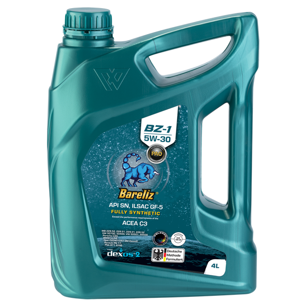 تصویر روغن موتور بارلیز BZ1 5W-30 حجم 4 لیتر